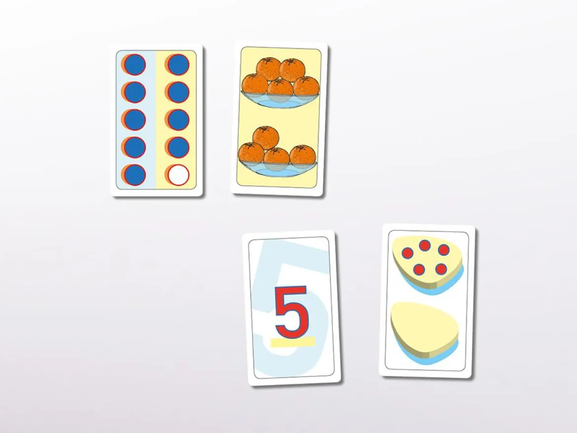 LingoCards Schnapp! Gleich viel! - Mengen erfassen, Kartenspiel, ab 6 Jahre