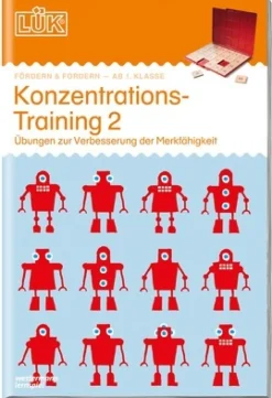 LÜK Konzentrationstraining, Übungsheft, 2.-3. Klasse (Überarbeitung)