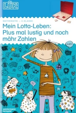 LÜK Mein Lotta-Leben Plus mal lustig und noch mähr Zahlen, Heft, 2. Klasse
