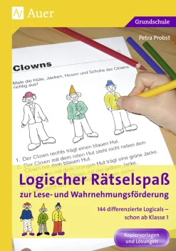 Logischer Rätselspaß zur Lese- und Wahrnehmungsförderung