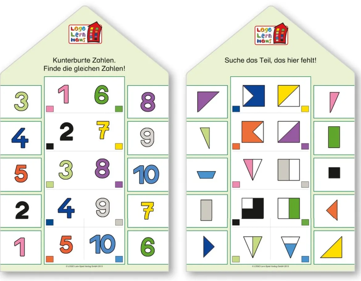 Logo-Lernhaus Kartensatz Vorschulwissen, 4-5 Jahre