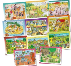 Logo-Puzzles - Gesamtpaket aller 11 Puzzle, ab 4 Jahre