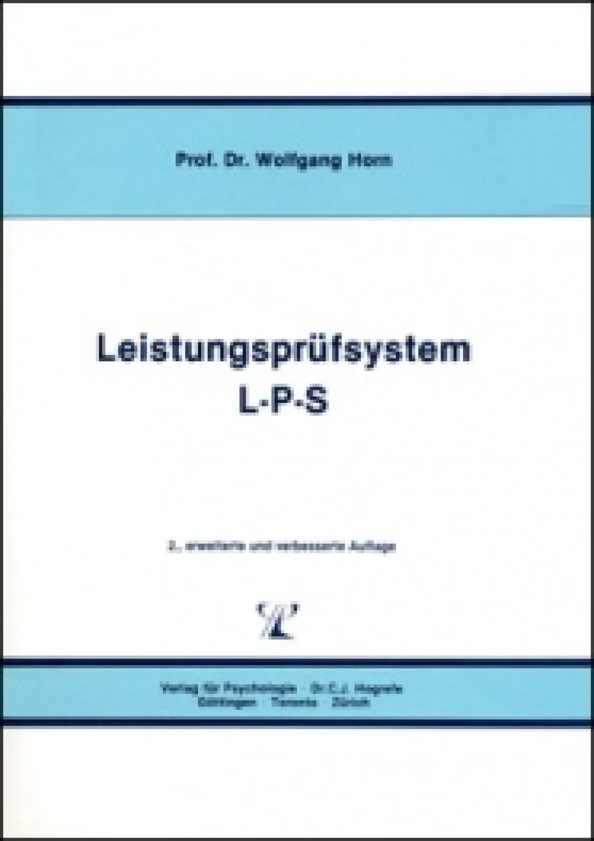 LPS Leistungsprüfsystem Handanweisung