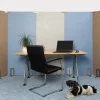 Lärmschutz Akustik-Trennwand, Beige, 180x60 cm, soni STELLWAND