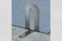 Lärmschutz Akustik-Trennwand, Hellgrau, 180x60 cm, soni STELLWAND