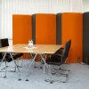 Lärmschutz Akustik-Trennwand, Orange, 180x80 cm, soni STELLWAND
