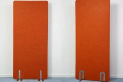 Lärmschutz Akustik-Trennwand, Orange, 180x80 cm, soni STELLWAND