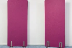 Lärmschutz Akustik-Trennwand, Pink, 180x80 cm, soni STELLWAND