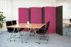 Lärmschutz Akustik-Trennwand, Pink, 180x80 cm, soni STELLWAND