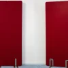 Lärmschutz Akustik-Trennwand, Rot, 180x80 cm, soni STELLWAND