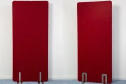 Lärmschutz Akustik-Trennwand, Rot, 180x80 cm, soni STELLWAND