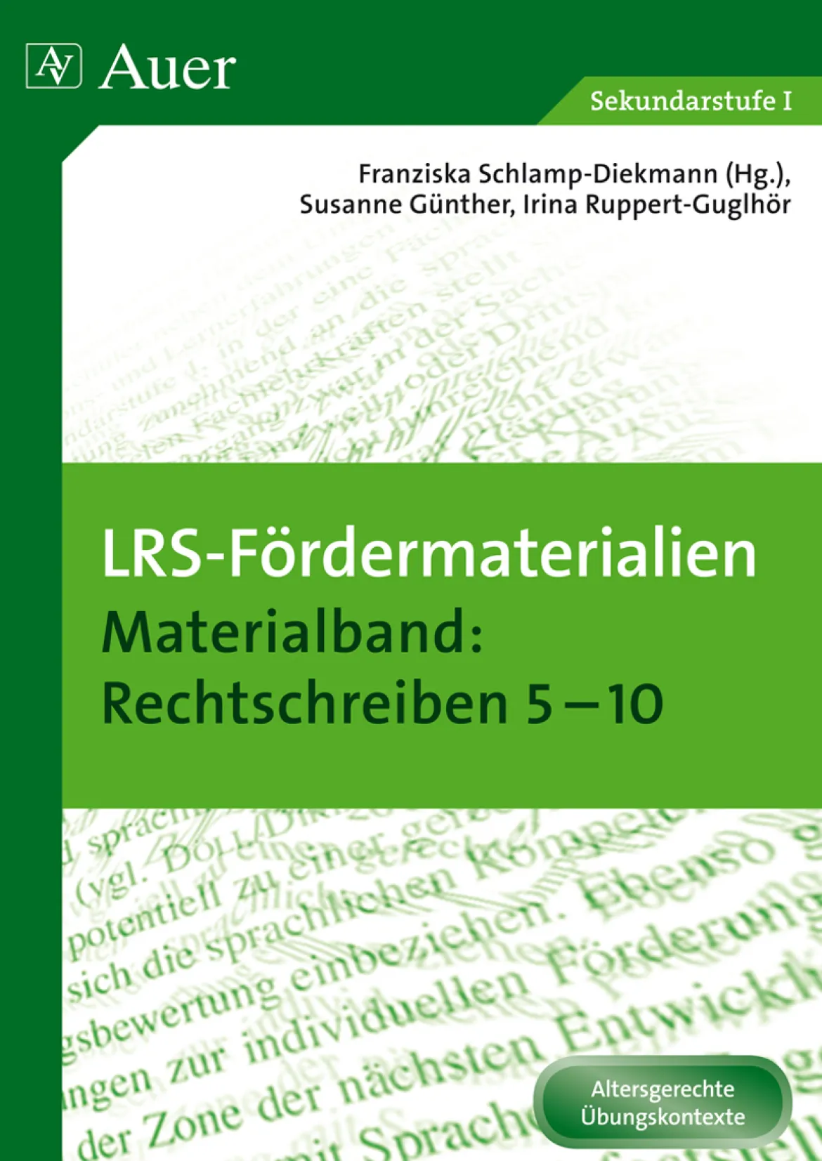 LRS-Fördermaterialien 2, Buch, 5. bis 10. Klasse