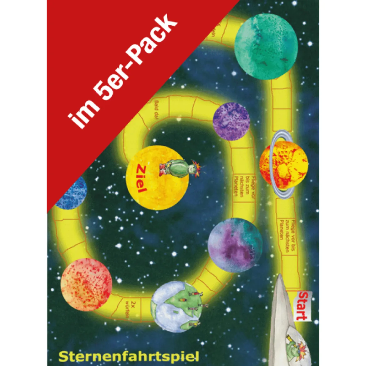 Lubo aus dem All!, Vorschulalter, Poster DIN A2, Sternenfahrtspiel, 5 Stück