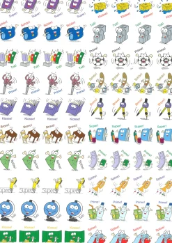 800 lustige Lobsticker, 1. bis 4. Klasse