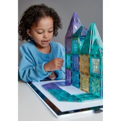 MagGenius Magnetic Building Blocks Prisma Glitter, 110 Teile