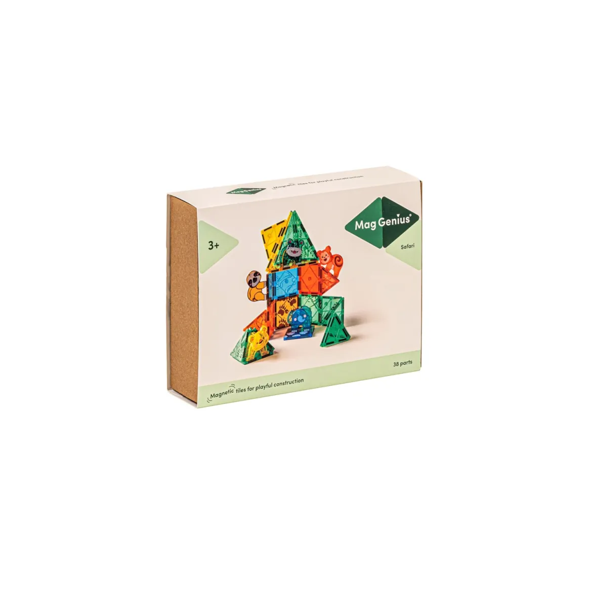 MagGenius Magnetic Building Blocks Safari, 38 Teile