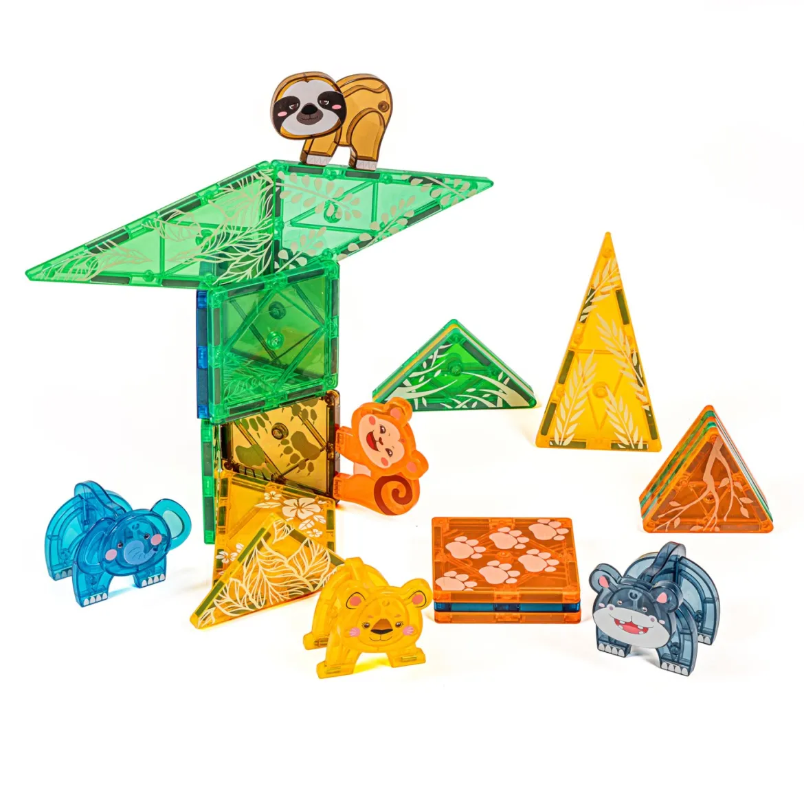 MagGenius Magnetic Building Blocks Safari, 38 Teile