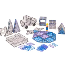 MagGenius Magnetic Building Blocks Sapphire, 100 Teile