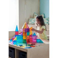 MagGenius Magnetic Building Blocks, 100 Teile in Aufbewahrungsbox