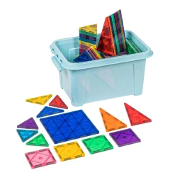 MagGenius Magnetic Building Blocks, 100 Teile in Aufbewahrungsbox