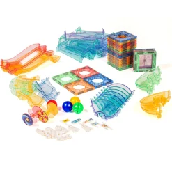MagGenius Magnetic Marble Run, Kugelbahn mit 91 Teilen