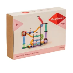 MagGenius Magnetic Marble Run, Kugelbahn mit 91 Teilen