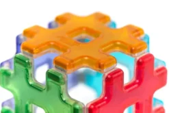 Magnetbausteine, Hashmag Polydron, Klassenset, 72 Teile, für Kinder