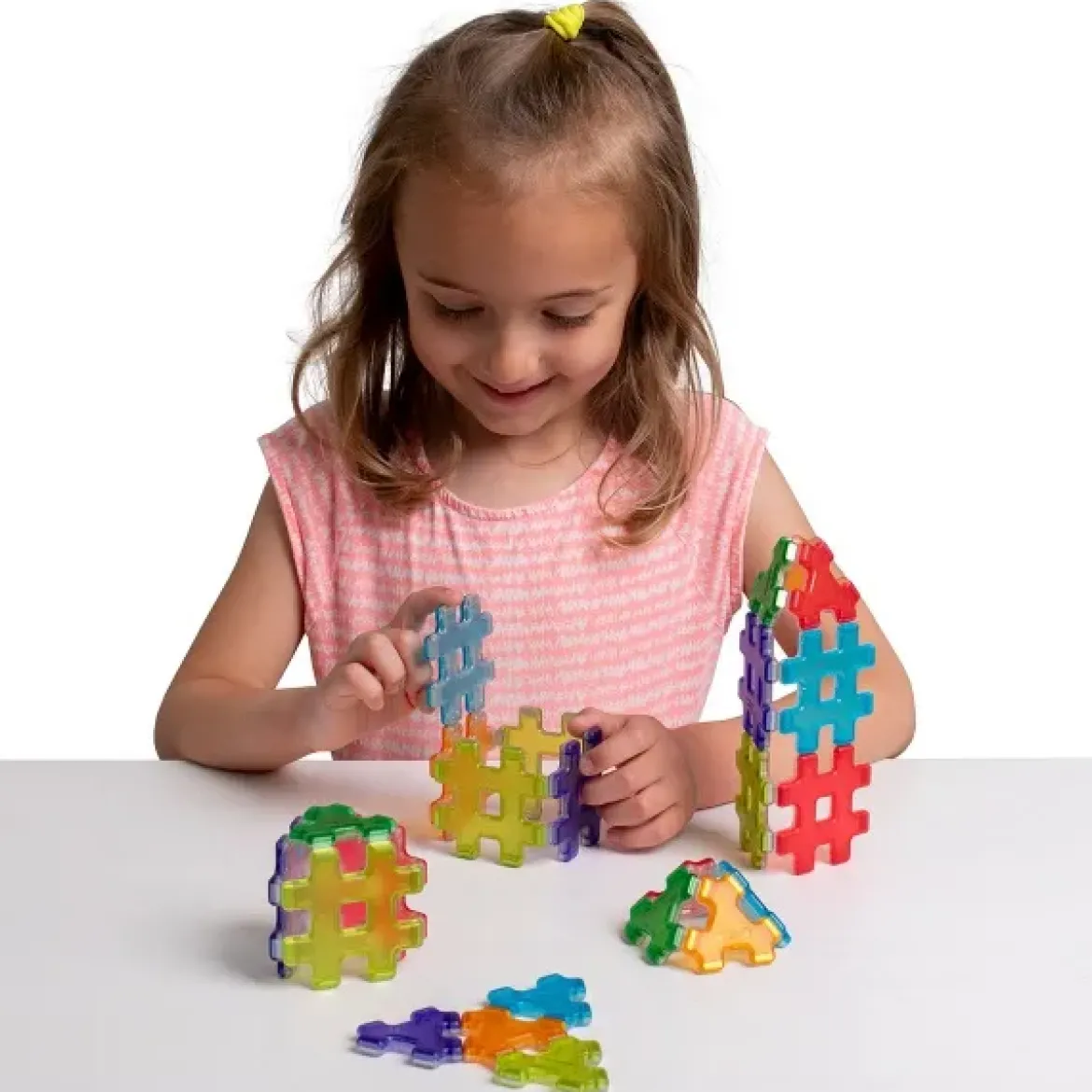 Magnetbausteine, Hashmag Polydron, Klassenset, 72 Teile, für Kinder