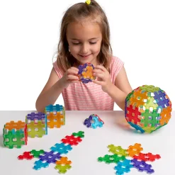 Magnetbausteine, Hashmag Polydron, Klassenset, 72 Teile, für Kinder