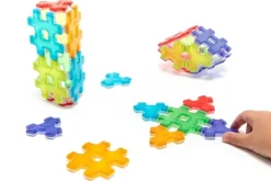 Magnetbausteine, Hashmag Polydron, Starterset, 24 Teile, für Kinder