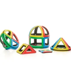 Magnetbausteine, Magnetic Polydron, Bögen und Rundungen, 36 Teile, für Kinder