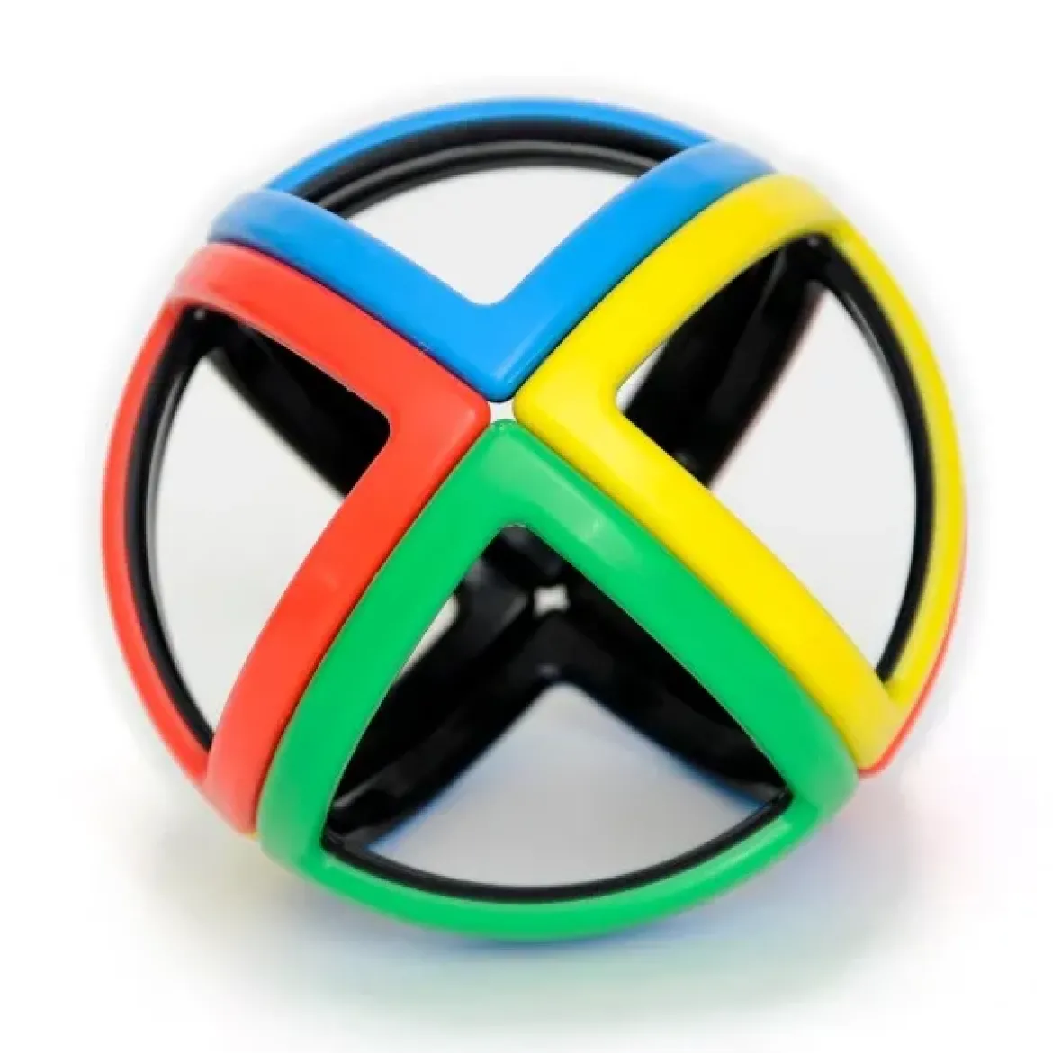 Magnetbausteine, Magnetic Polydron, Bögen und Rundungen, 72 Teile, für Kinder