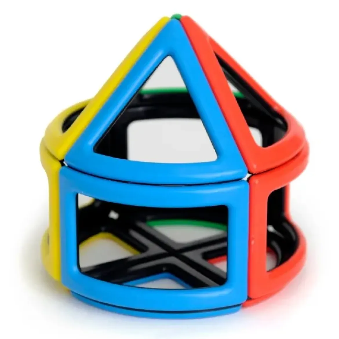 Magnetbausteine, Magnetic Polydron, Bögen und Rundungen, 72 Teile, für Kinder