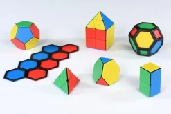 Magnetbausteine, Magnetic Polydron, Formen-Set Platten, 104 Teile, für Kinder