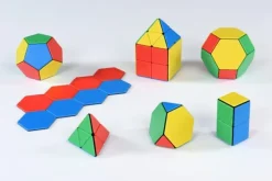 Magnetbausteine, Magnetic Polydron, Formen-Set Platten, 104 Teile, für Kinder