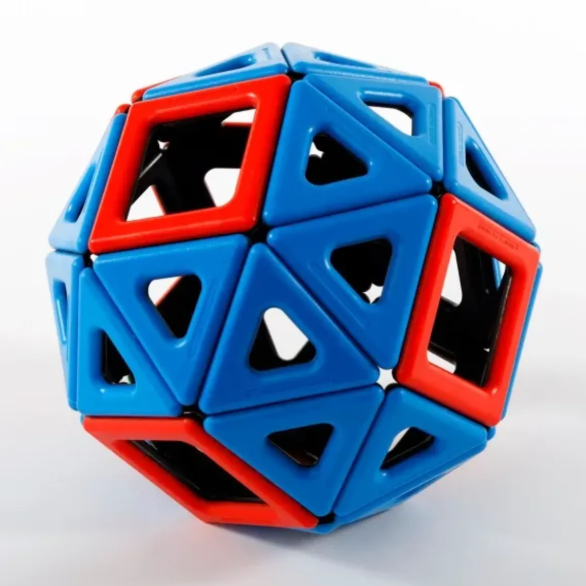Magnetbausteine, Magnetic Polydron, Großes Klassenset inkl. Spiegelplatten, 184 Teile, für Kinder