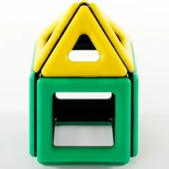 Magnetbausteine, Magnetic Polydron, Großes Klassenset inkl. Spiegelplatten, 184 Teile, für Kinder