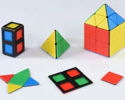 Magnetbausteine, Magnetic Polydron, Klassenset Platten, 72 Teile, für Kinder