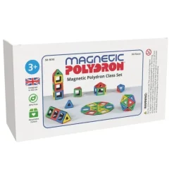 Magnetbausteine, Magnetic Polydron, Klassenset, 96 Teile, für Kinder
