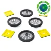 Magnetbausteine, Magnetic Polydron, Reifen-Set, 8 Teile, für Kinder