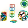 Magnetbausteine, Magnetic Polydron, Sonderformen-Set, 48 Teile, für Kinder