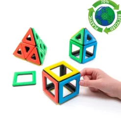 Magnetbausteine, Magnetic Polydron, Starterset, 32 Teile, für Kinder
