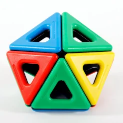 Magnetbausteine, Magnetic Polydron, Starterset, 32 Teile, für Kinder