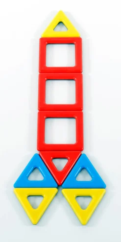 Magnetbausteine, Magnetic Polydron, Starterset, 32 Teile, für Kinder