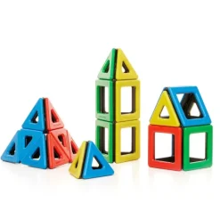 Magnetbausteine, Magnetic Polydron, Starterset, 32 Teile, für Kinder