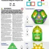 Magnetbausteine, Magnetic Polydron, transluzent, Klassenset, 128 Teile, für Kinder