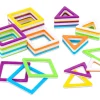 Magnetbausteine, MegaMag Polydron, Starterset, 36 Teile, für Kinder