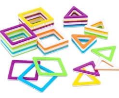 Magnetbausteine, MegaMag Polydron, Starterset, 36 Teile, für Kinder