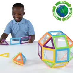 Magnetbausteine, MegaMag Polydron, Starterset, 36 Teile, für Kinder