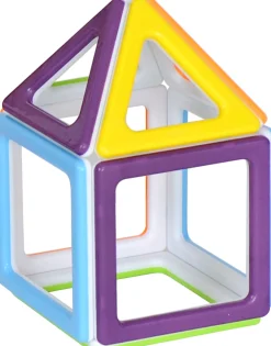 Magnetbausteine, MegaMag Polydron, Starterset, 36 Teile, für Kinder